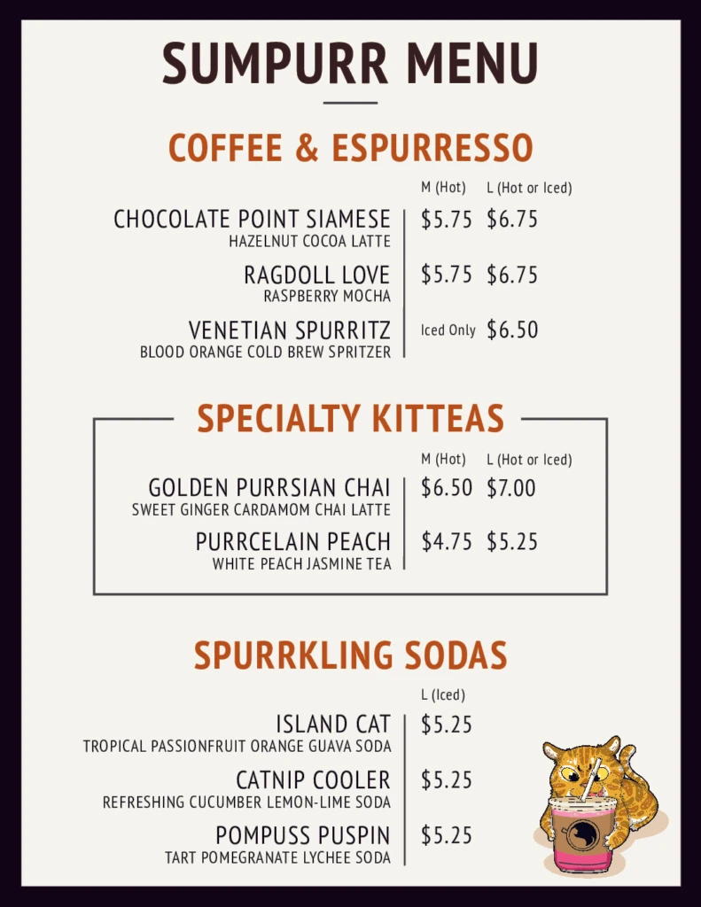Photo of a cat cafe called The Cafe Meow submitted for their listing