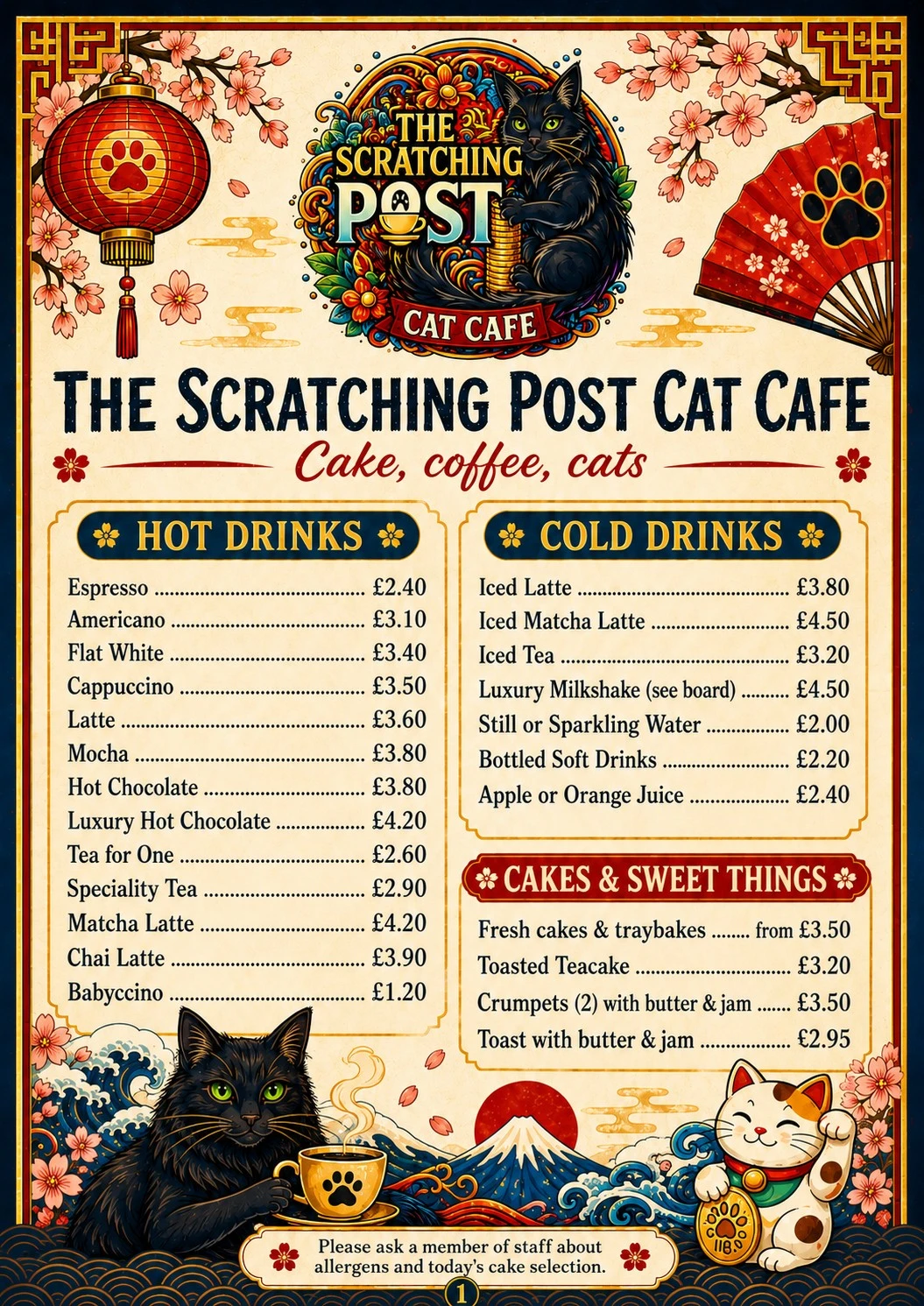リスティング用に提出されたThe Scratching Post Cat Cafe猫カフェの写真