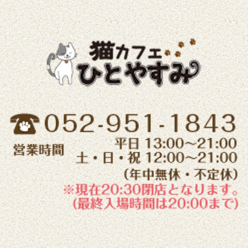 リスティング用に提出されたNeko Cafe Hitoyasumi猫カフェの写真